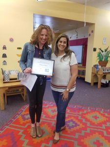 Sanchez & Piñon Teacher of Excellence Award winner